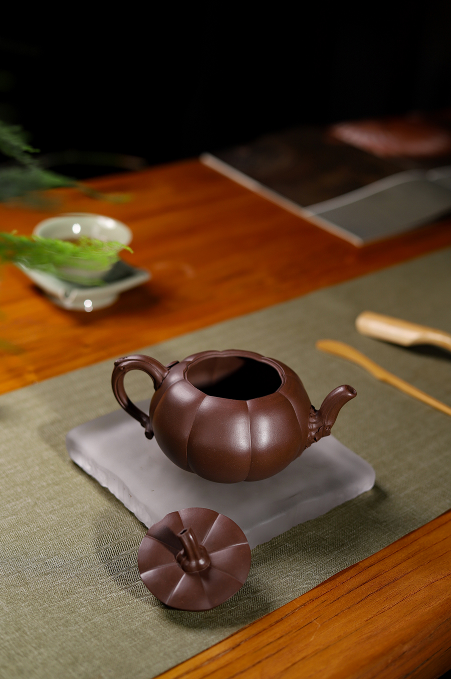 范萍制番瓜壶(薄胎)
