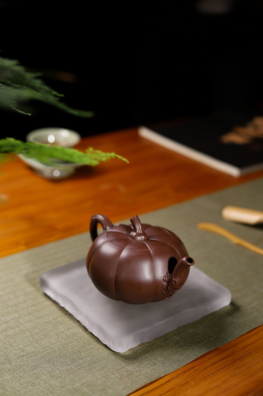 范萍制番瓜壶(薄胎)
