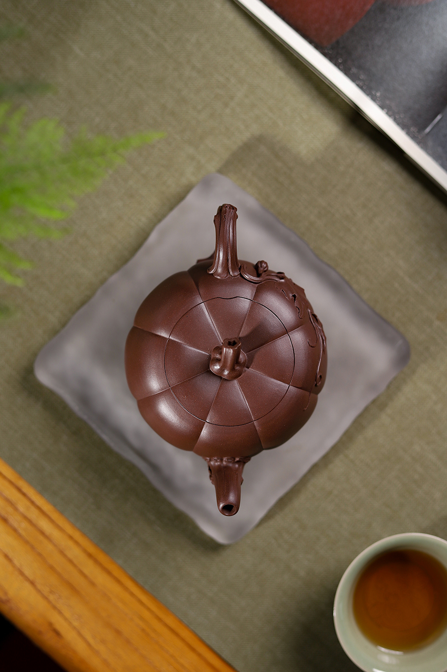 范萍制番瓜壶(薄胎)
