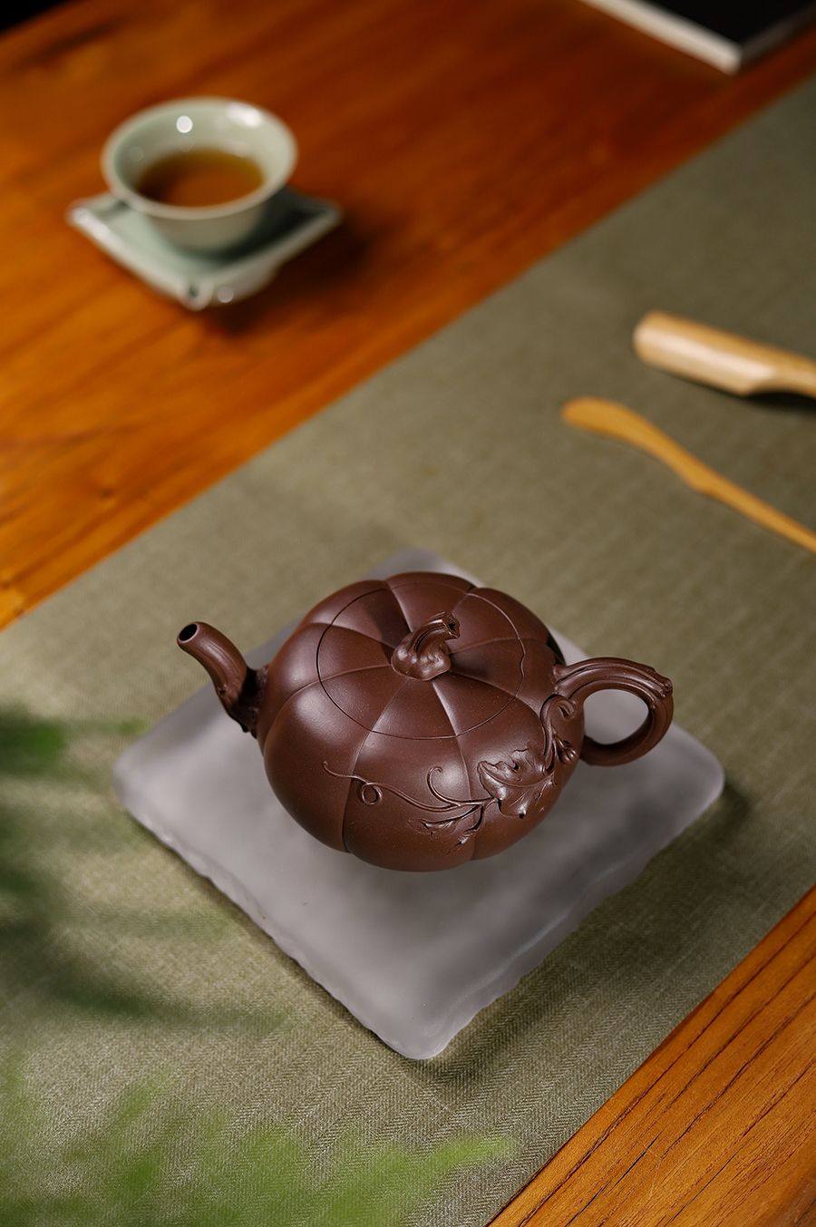 范萍制番瓜壶(薄胎)