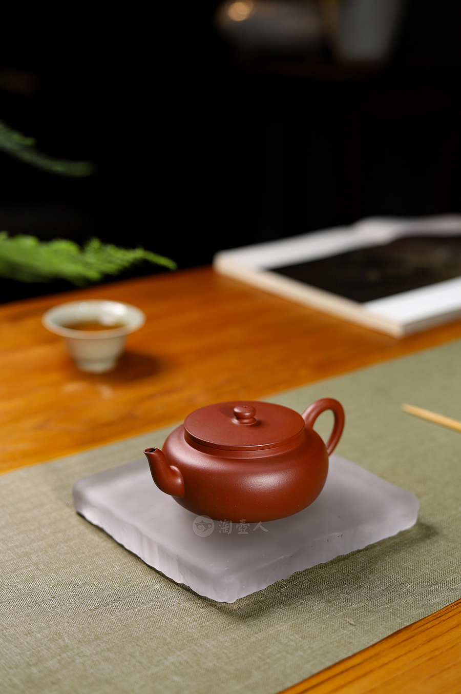 陈苏萍全手工制平盖莲子壶