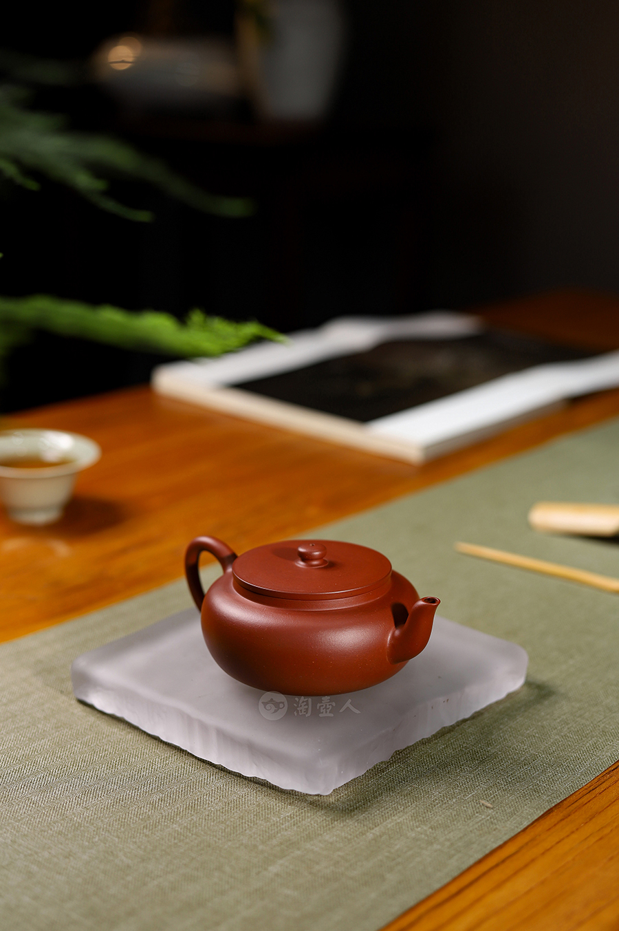 陈苏萍全手工制平盖莲子壶
