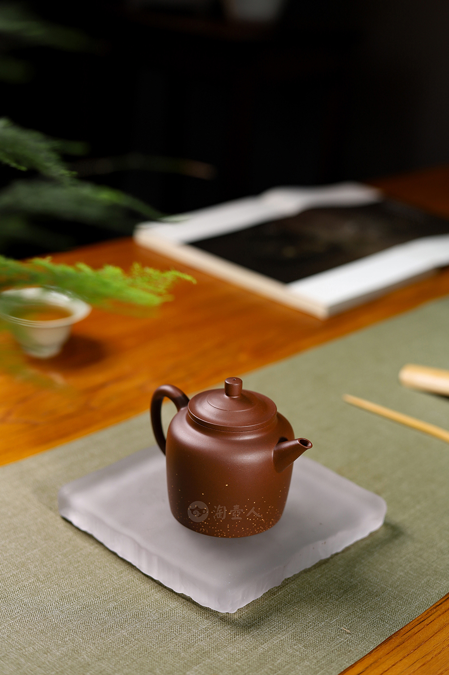 陈绍委全手工制润础壶(薄胎点砂·小)