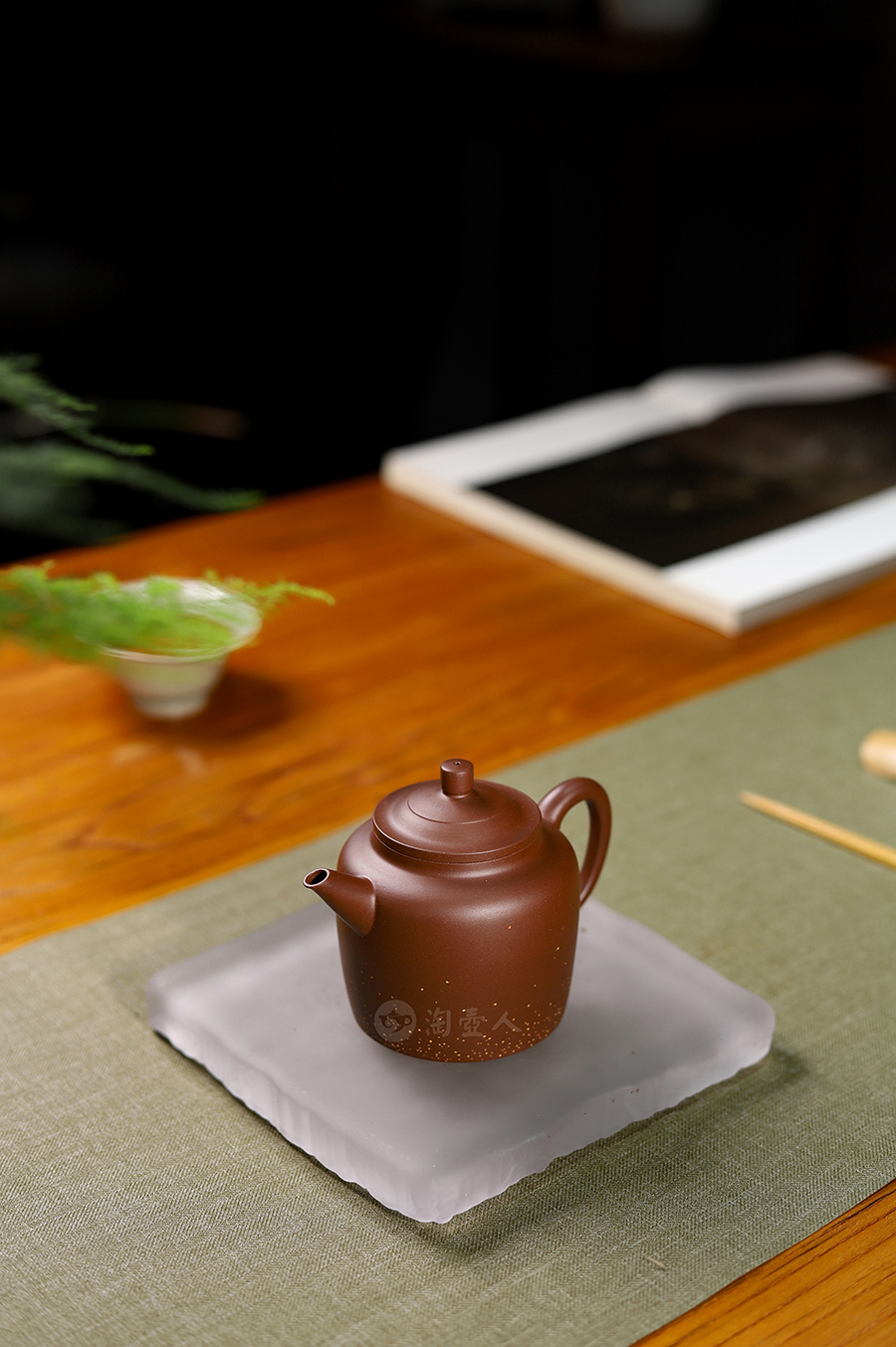 陈绍委全手工制润础壶(薄胎点砂·小)