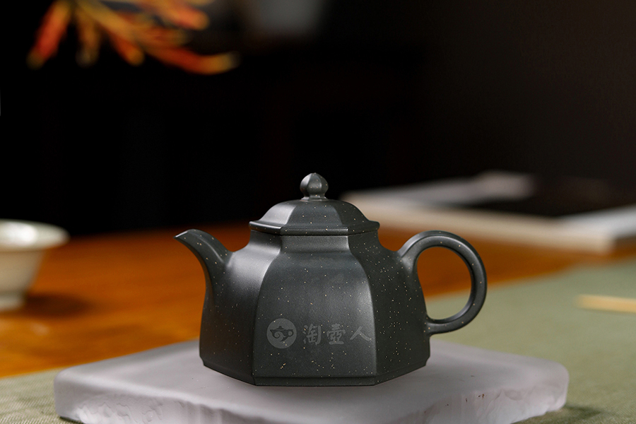 赵建凯全手工制六方笠帽壶(小)