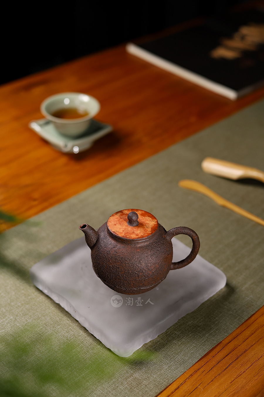 衍古造器制玉立壶(仿铁壶系列)