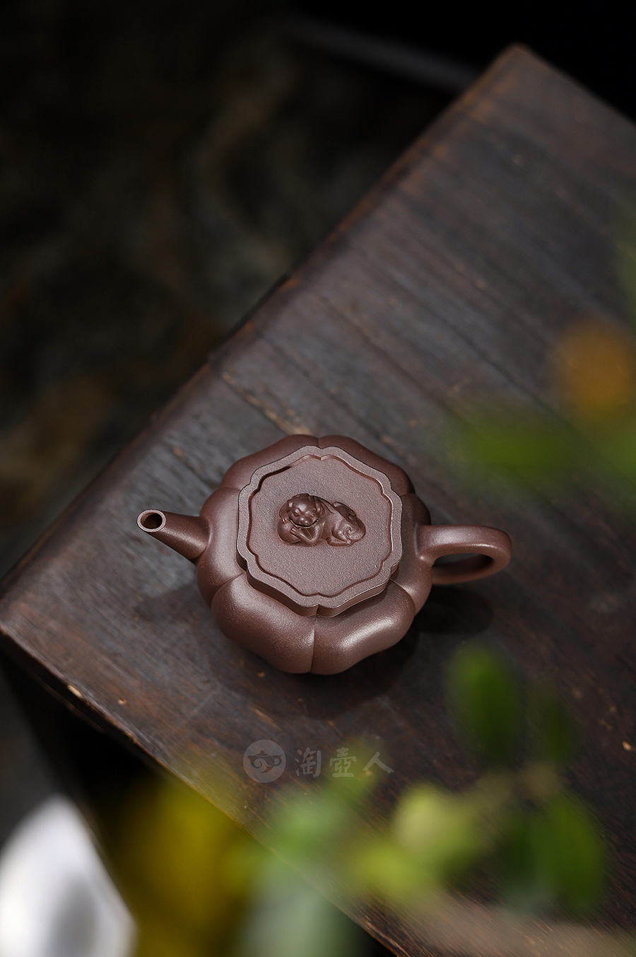 王锦心制全手狮球壶