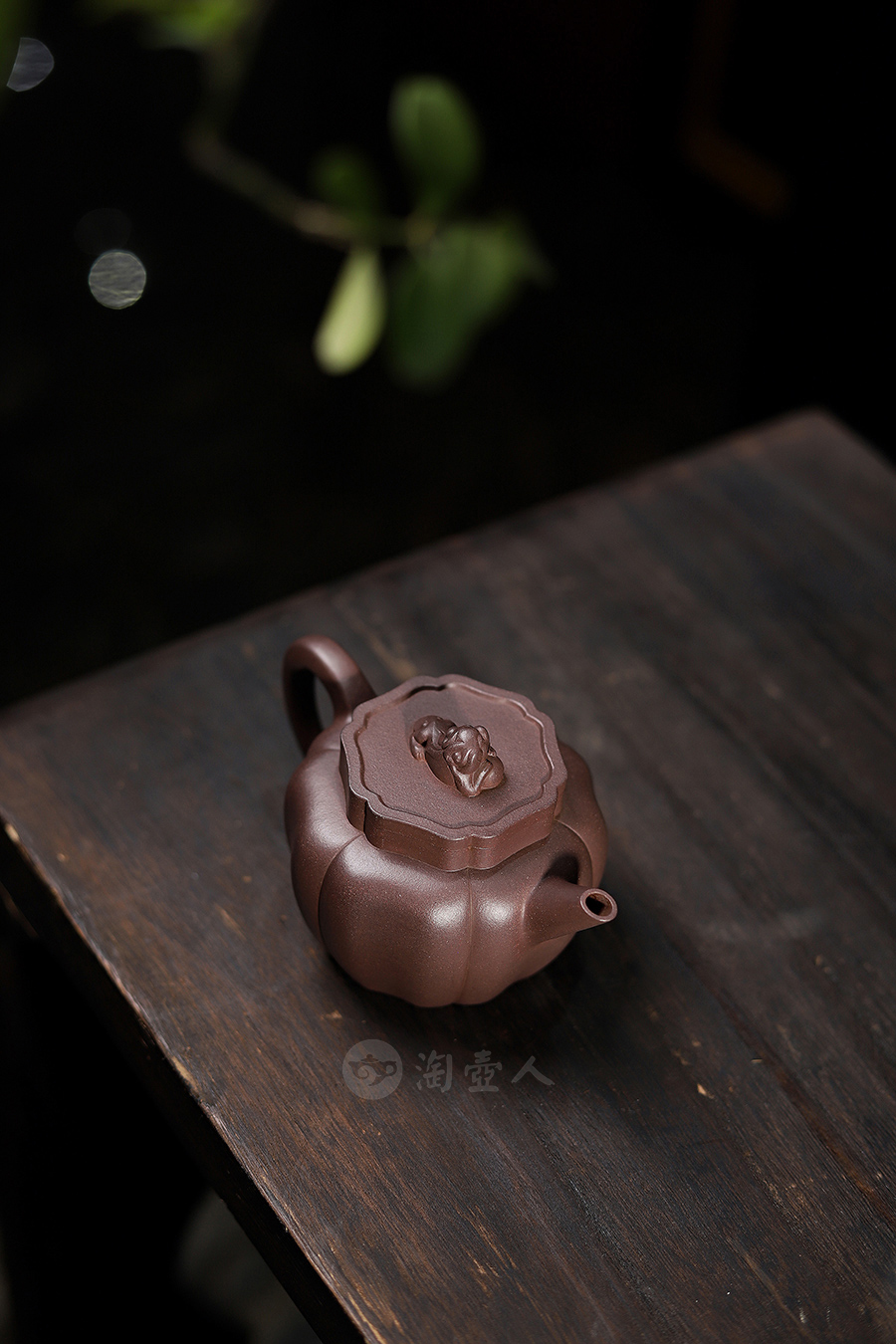 王锦心制全手狮球壶