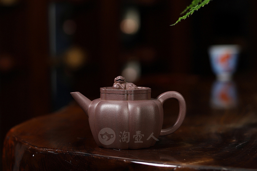 王锦心制全手狮球壶