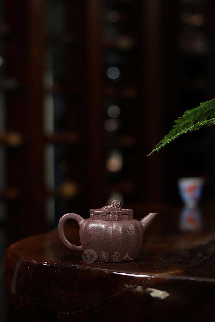 王锦心制全手狮球壶