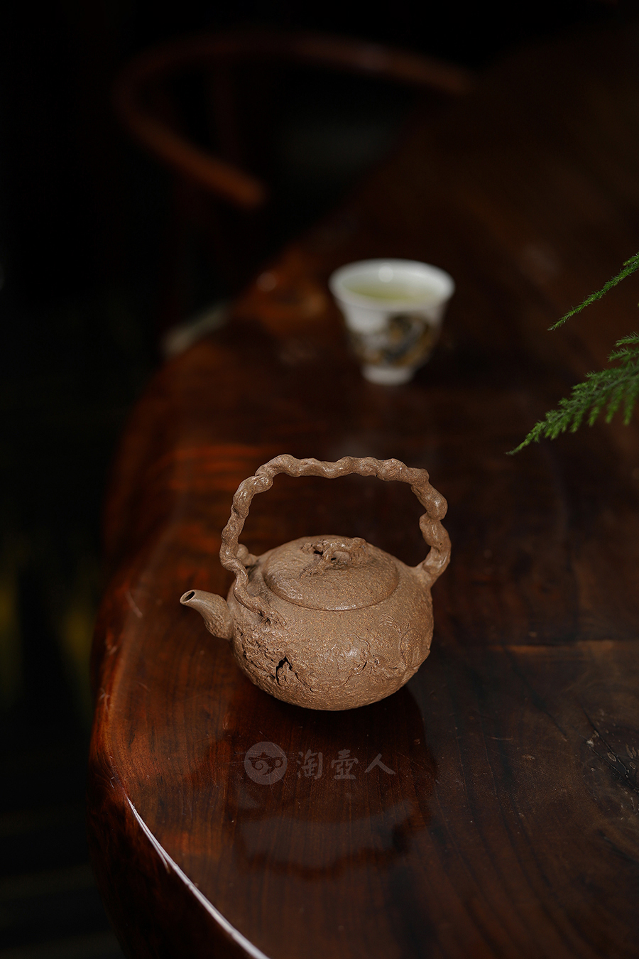 厉振宇全手工制隐龙提梁壶
