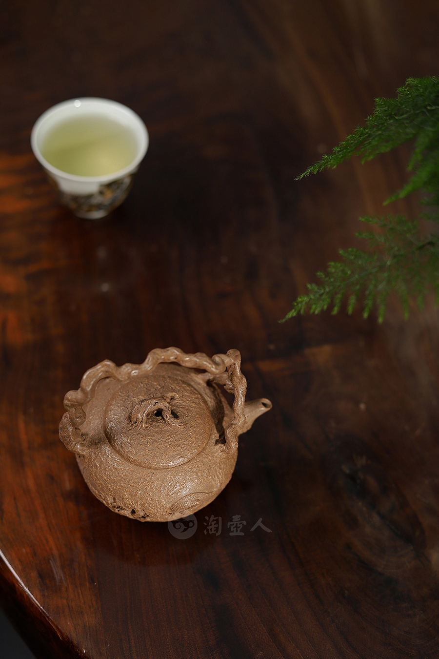 厉振宇全手工制隐龙提梁壶