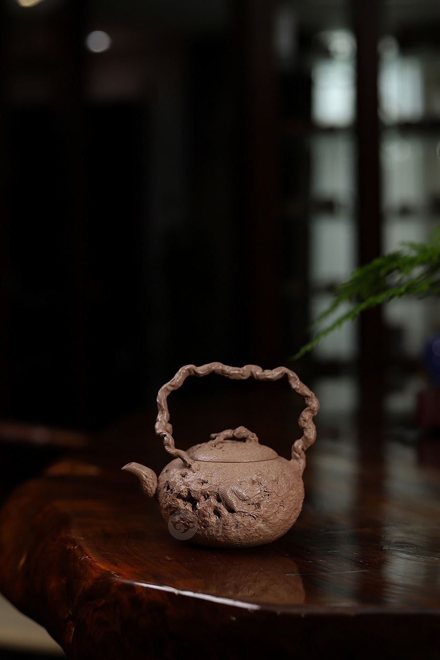 厉振宇全手工制隐龙供春提梁(薄胎)