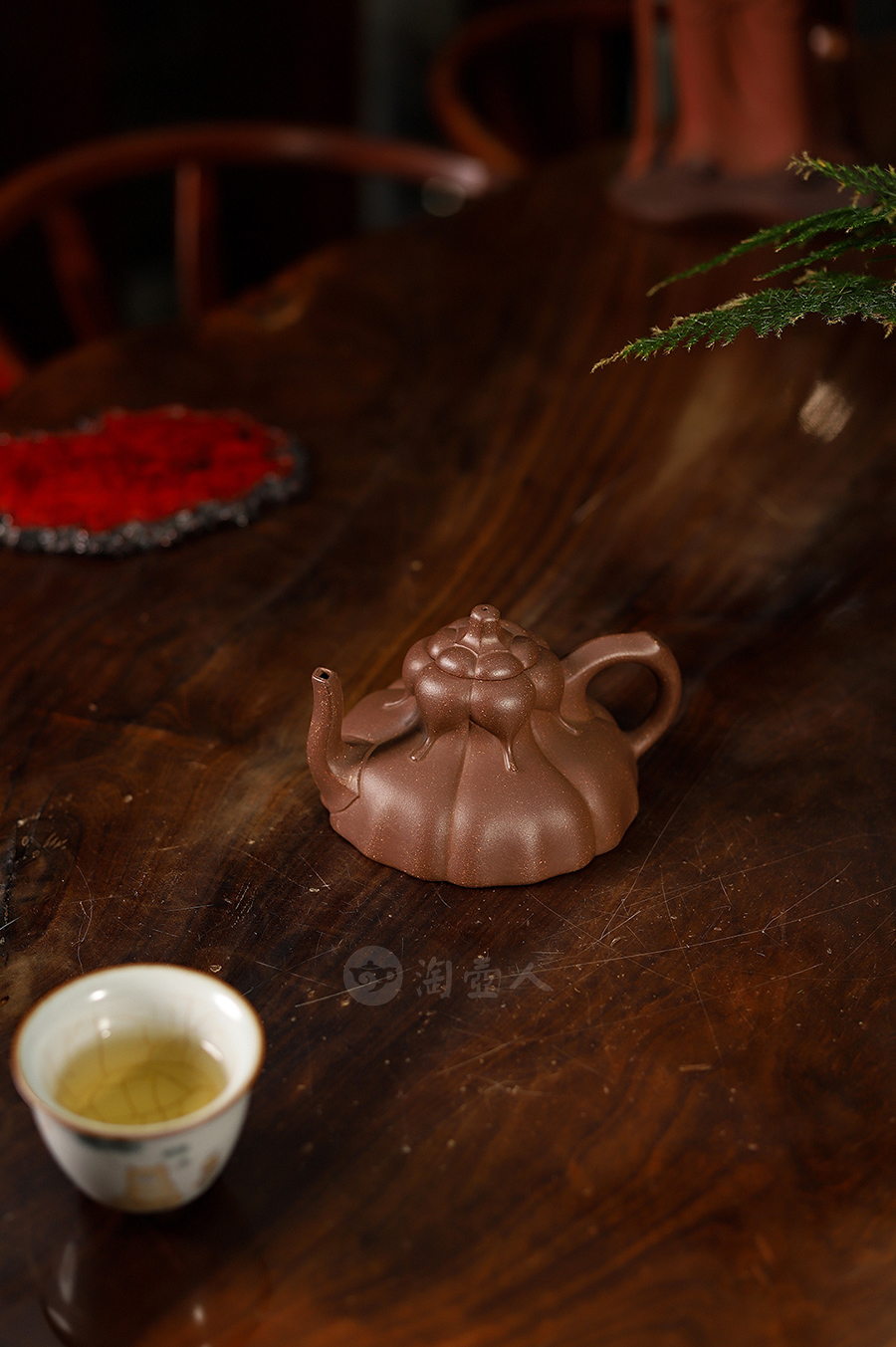 朱彬全手工制《玉兰花壶》