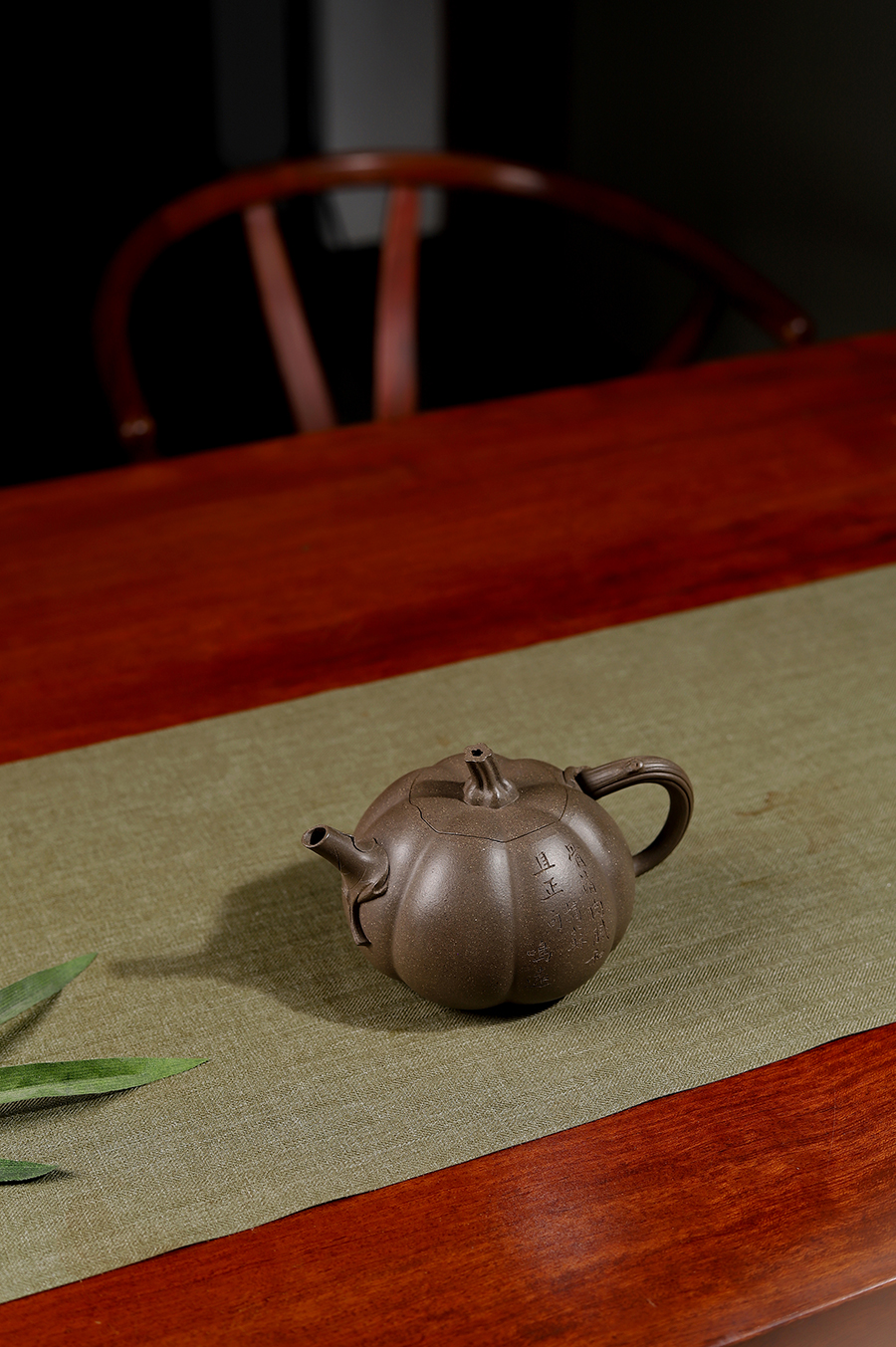 范萍全手工制薄胎鸣远南瓜壶
