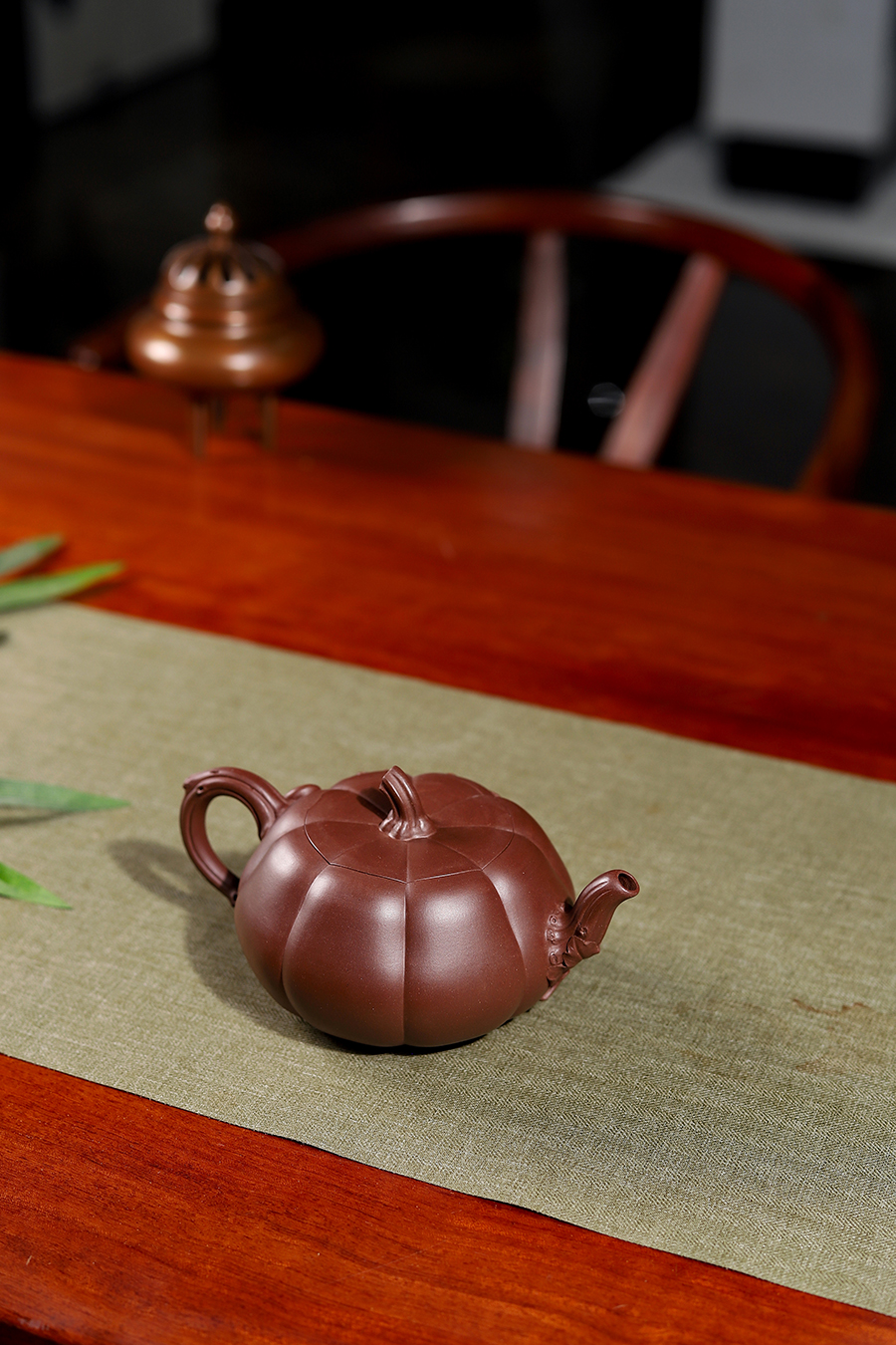 范萍制番瓜壶(薄胎)