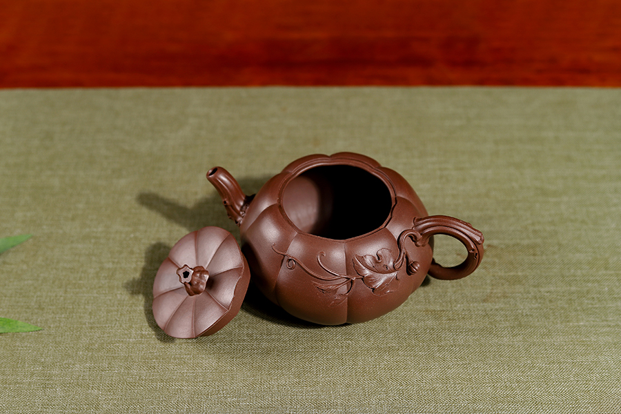 范萍制番瓜壶(薄胎)