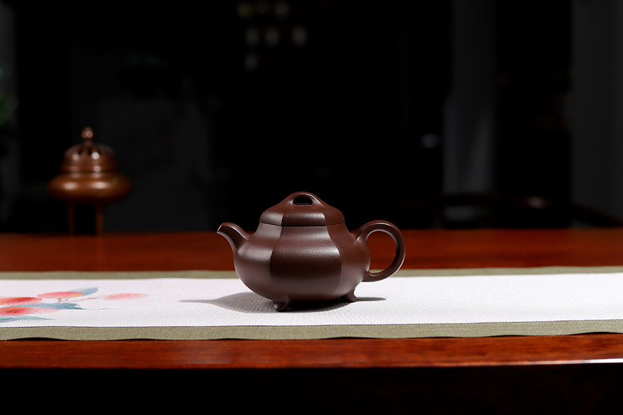 徐鸣浩全手工制六方喜瓢壶