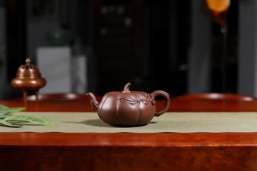 范萍制番瓜壶(薄胎)