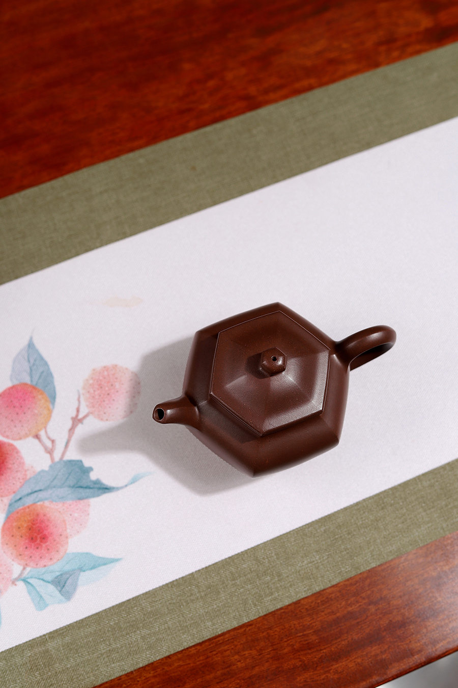 徐鸣浩全手工制六方莲子壶
