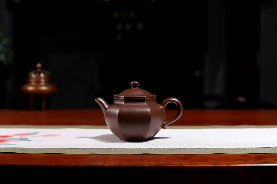 徐鸣浩全手工制六方莲子壶