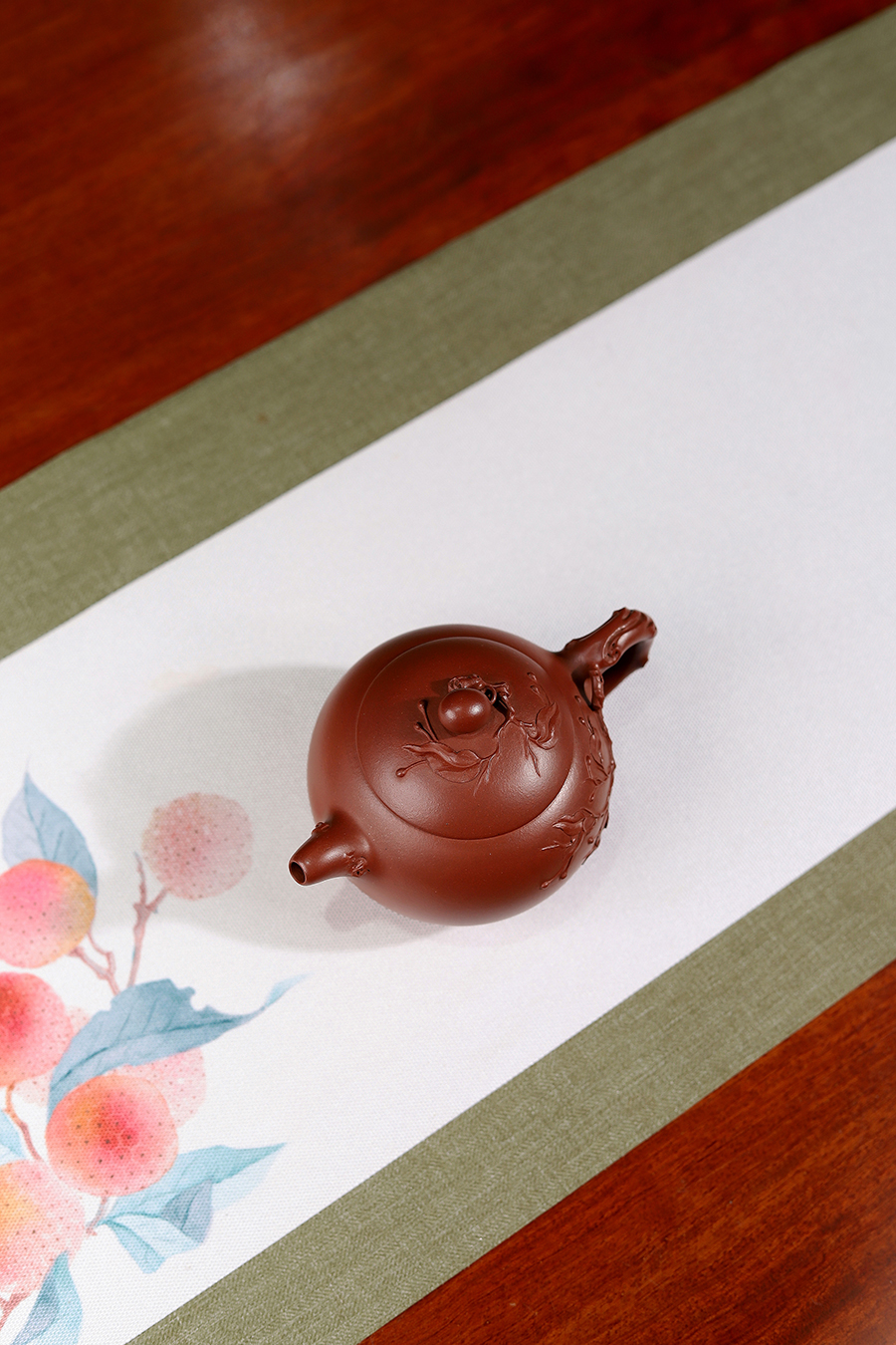 余淑琴全手工制《樱桃壶(薄胎)》