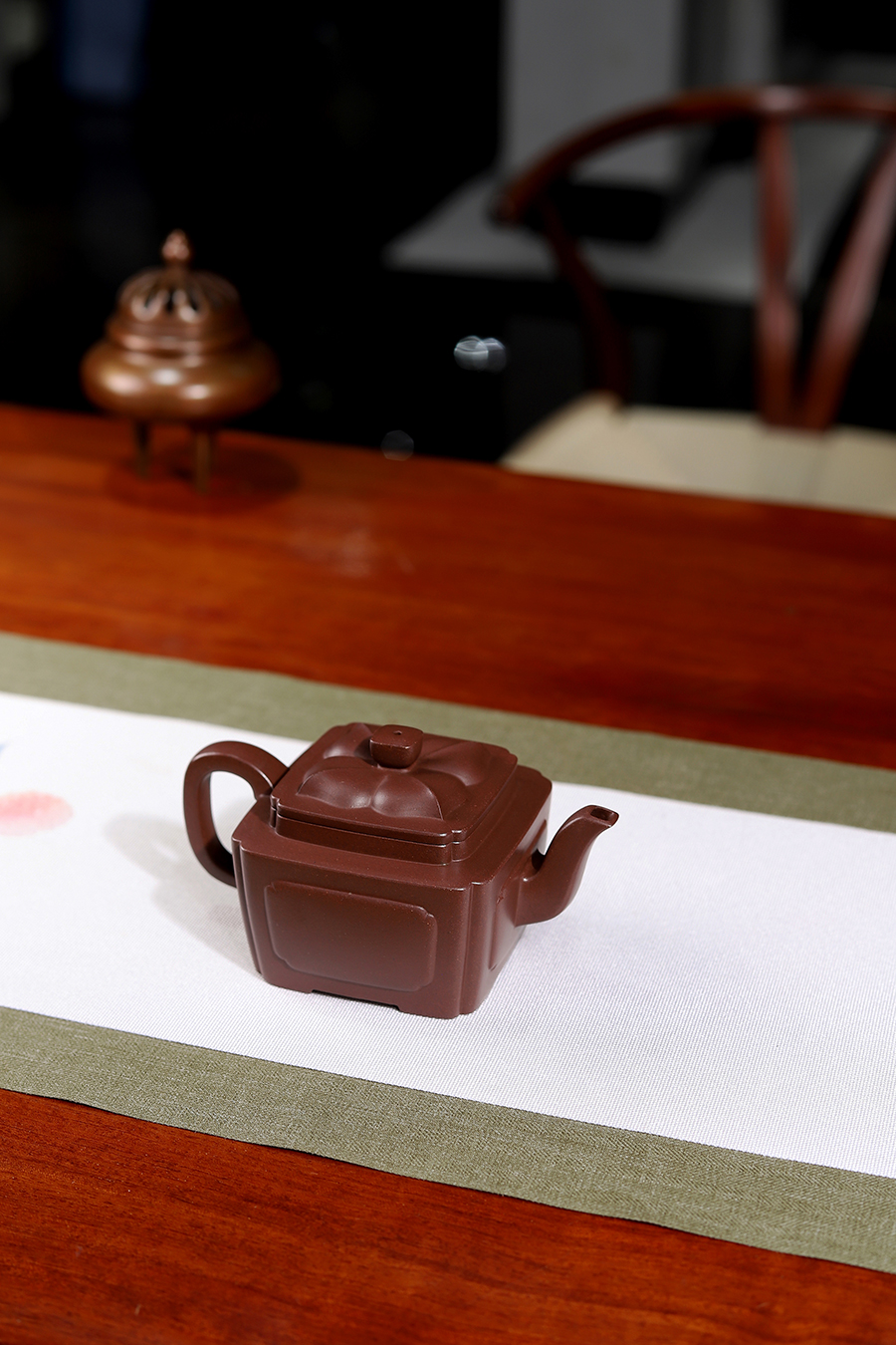 徐鸣浩全手工制《菱花抽角奎方壶》