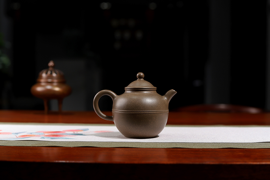 陈岩全手工制青衣居士壶