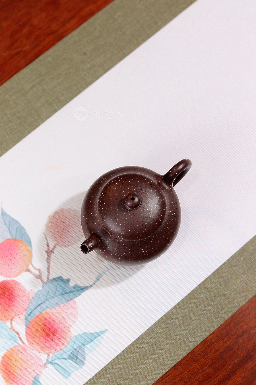 陈苏萍全手工制《闪烁辰星雅梨壶(点砂)》