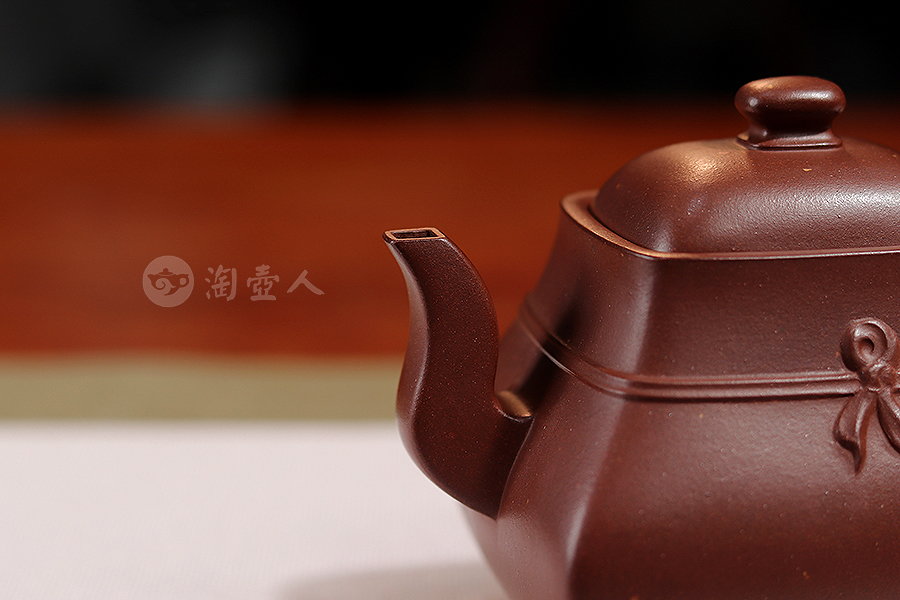 周妮制全手四方福䘵壶