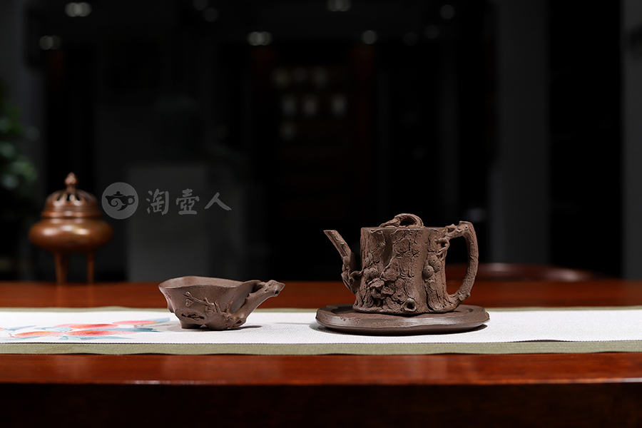 沈建宏全手工制《松竹梅套壶》