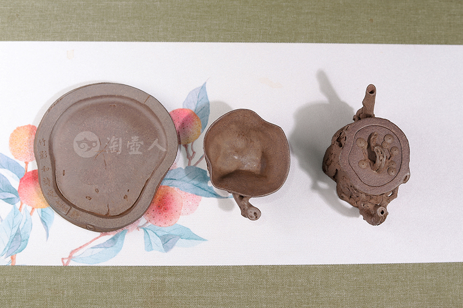 沈建宏全手工制《松竹梅套壶》