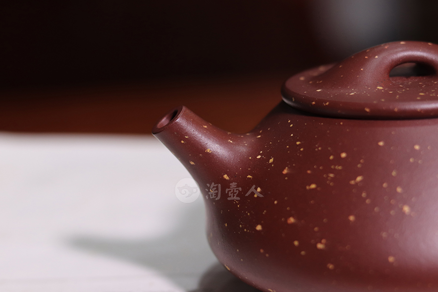 胡海菲全手工制景舟石瓢壶(铺砂)