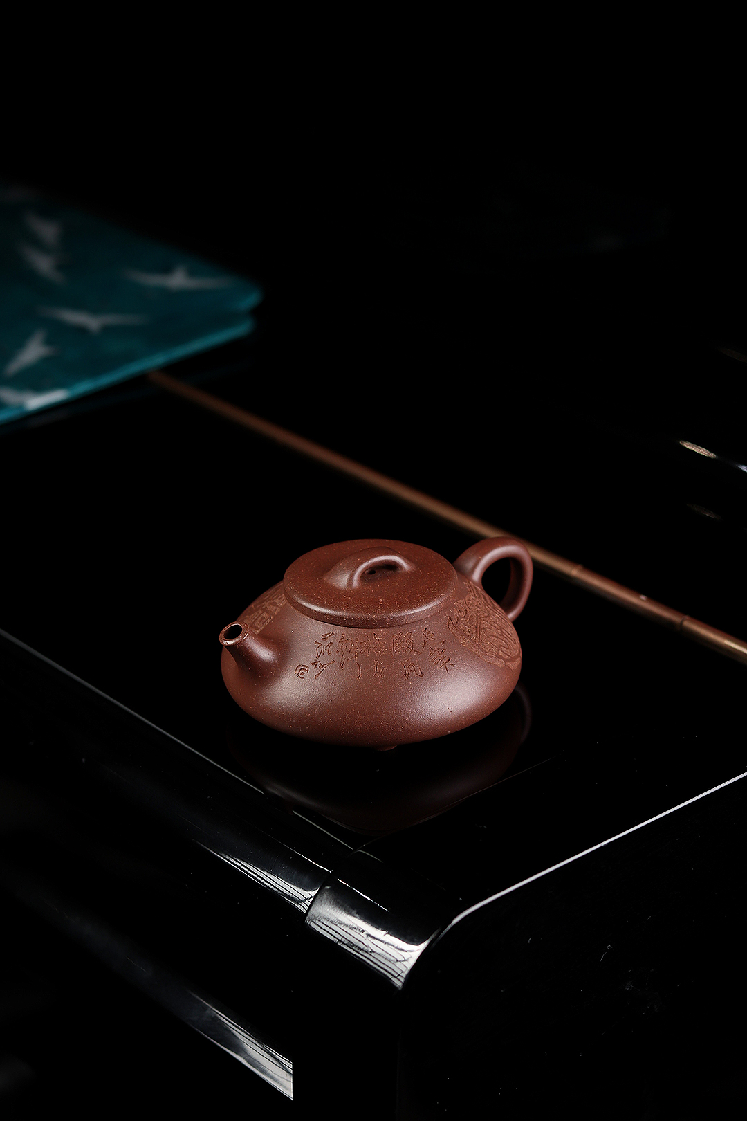 史宝林全手工制心舟石瓢壶