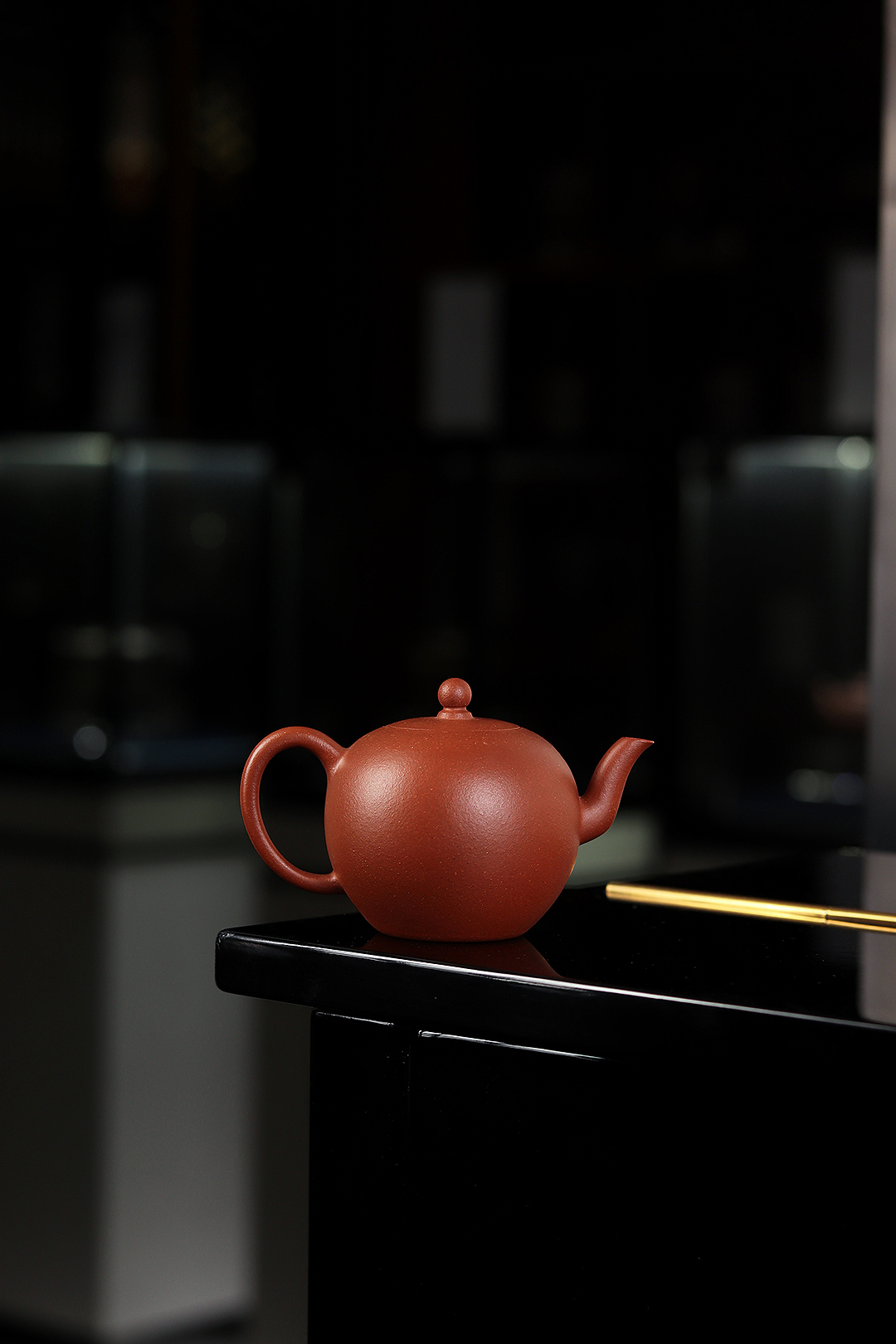 史宝林全手鸣远一粒珠壶(少伯铭)