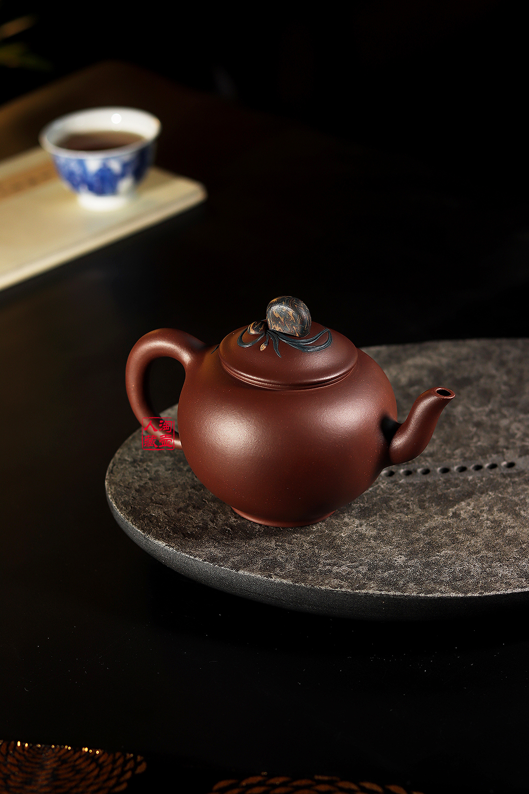 赵曦鹏春浓花开紫砂壶赏析