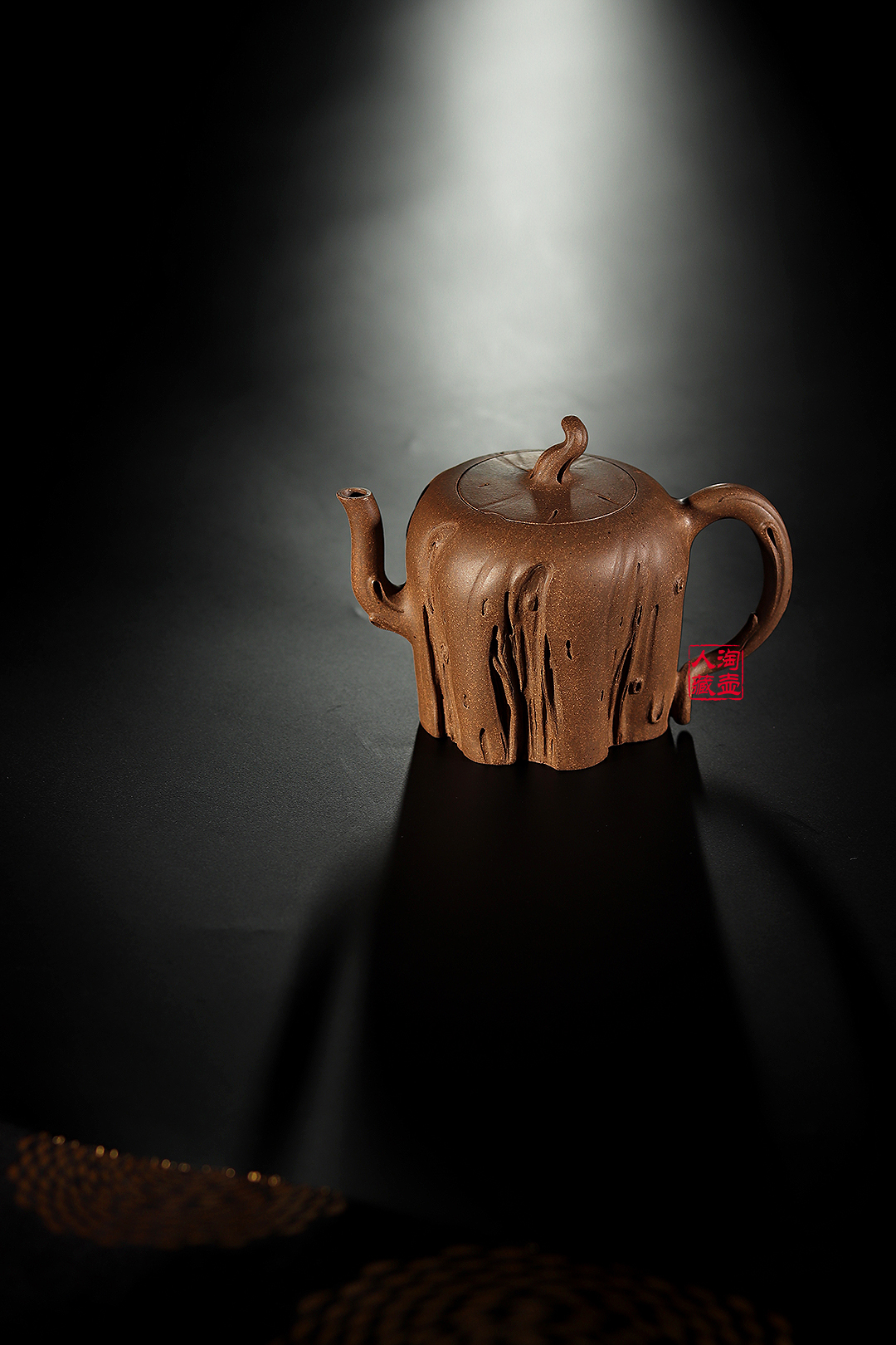 殷祥全手工榕树紫砂壶赏析